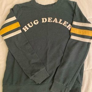 “hug dealer” long sleeve crewneck